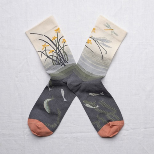 [Bonne Maison] Socks Natural Dragonfly