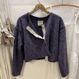 Lupine wool cardigan