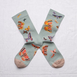 [Bonne Maison] Socks Wave Butterfly