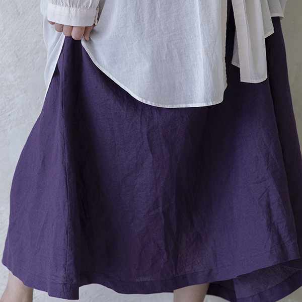 Brie full skirt -purple