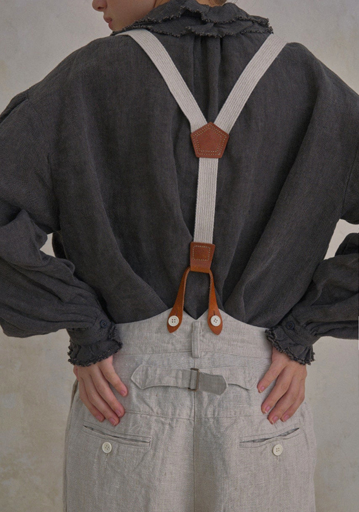 Henry cow leather suspender