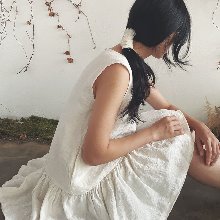 [30%sale] White petit dress